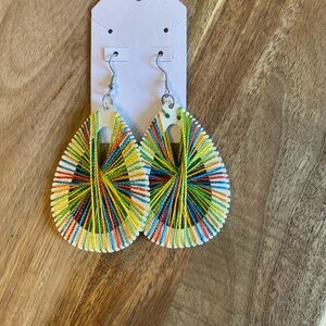 Colorful Teardrop Earrings
